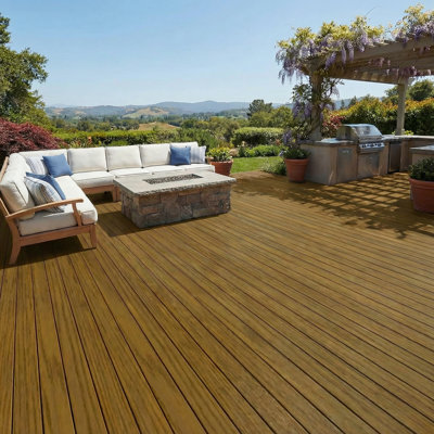 Planches composites imperméables en aluminium et en plastique pour terrasse et terrasse APC