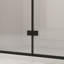Porte de douche pliante 36 po x 72 po avec cadre en aluminium trempé 1/4 po Afton-123254210