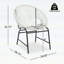 Ensemble de 2 chaises d'extérieur en osier de patio-1140825681
