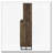 Harlie Rustic Oak 2-doors Wine Cabinet