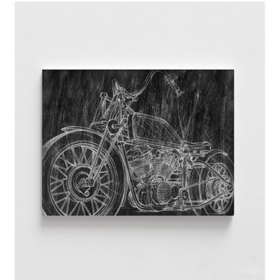 Motorcycle Trendy Wall Print, Motorcycle Art Prints, Black And White Bike Decor, Motorbike Wall Decor, Biker Gift Idea, Fathers Day Gift
