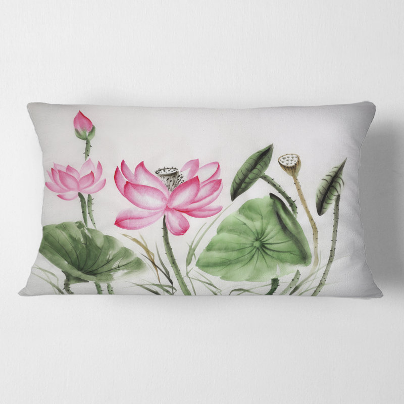 Floral Throw Pillow