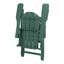 Ensemble de conversation d'extérieur 5 pièces Adirondack avec table basse ronde-108401486