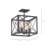 Harlon Glass Semi Flush Mount