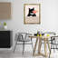 «Cat & Pink Cocktail», art mural encadré par Tara Royle-1294814660-1294814662