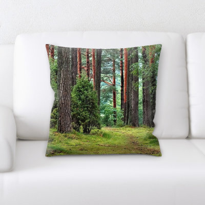 Microsuede Reversible Throw Pillow
