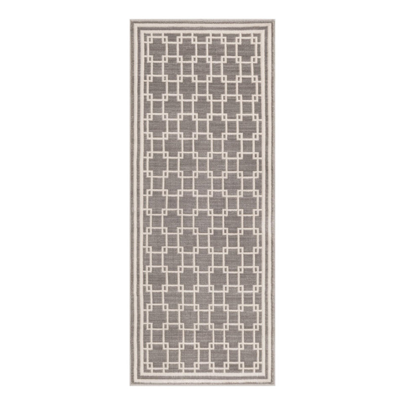 Jill Zarin Metropolitan Uptown Rug Gray, Runner 2' x 5'1"