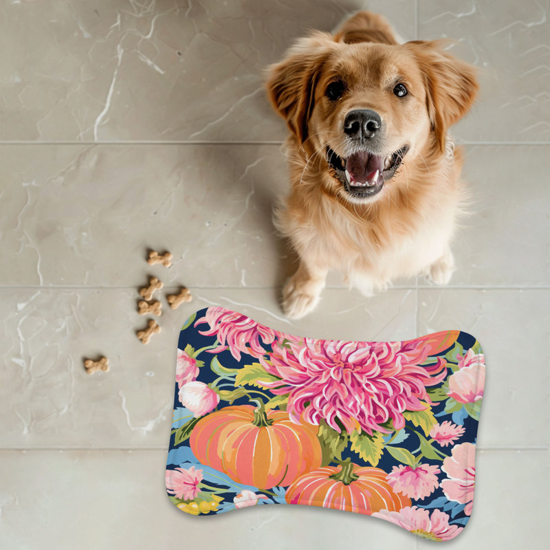 Tapis d'alimentation en forme d'os 1 pièce
