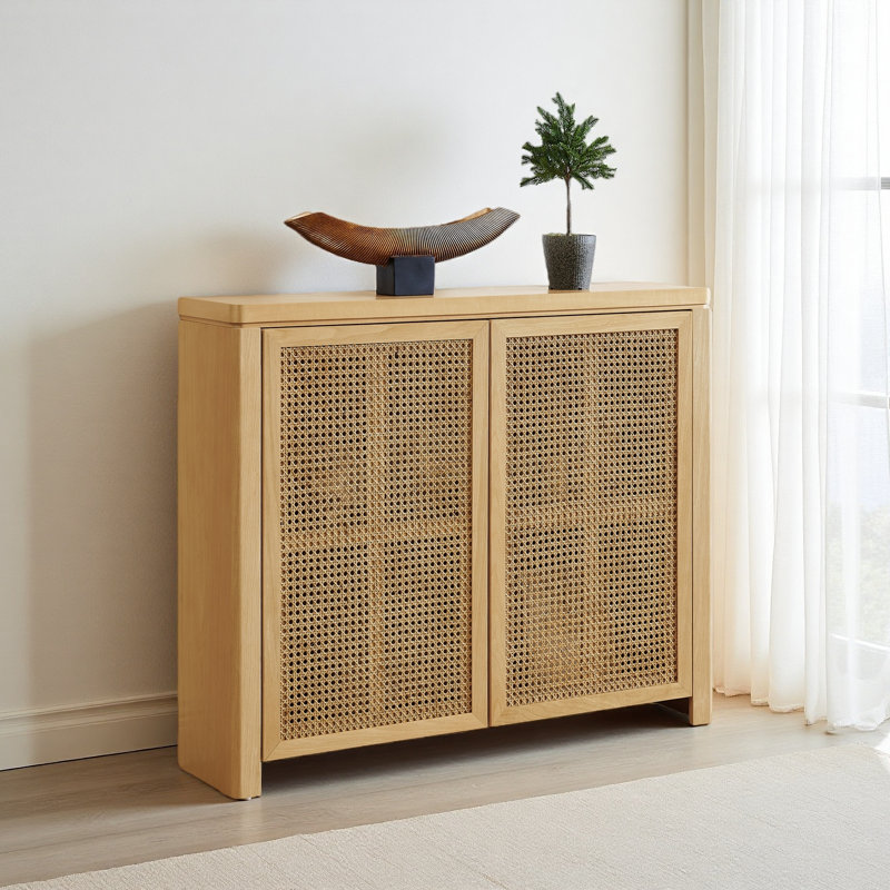 Buffet 39,4 po Mid-Century Modern, Naturel