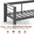 73" All-Weather Aluminum Patio Sofa, 3 Seat Outdoor Couch With  Thick Dark Gray Cushions & Gray Frame-1199417979-1199417983