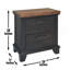 Table de chevet Bear Creek - Brun-1957122723
