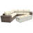 Dzheni Fully Assembled  4 Person Seating Group With Firepit And Sunbrella Cushions-1087603832