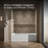 Archer 72-in X 36-in Integral Apron Heated Bubblemassage Air Bath with Bask Heated Surface and Left-hand Drain-39672755-39745252