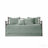 6 Piece Reversible Scalloped Edge Daybed Cover Set Seafoam Daybed