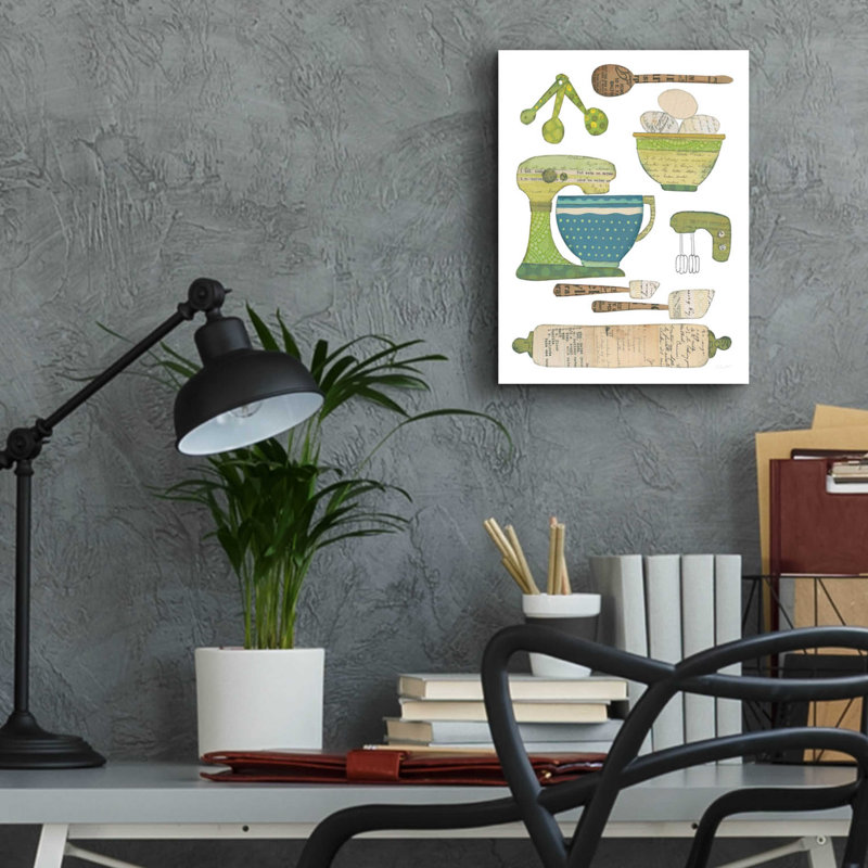 «Cool Kitchen I» par Courtney Prahl, H 16 po x l 12 po x P 0,13 po