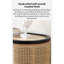 Armoire d'appoint simple et moderne en rotin