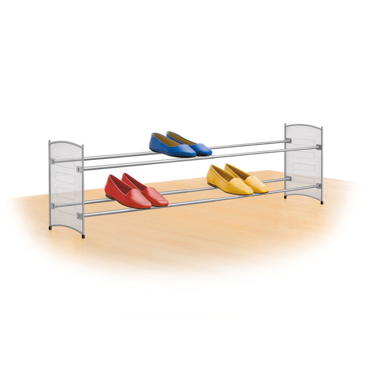 LYNK PROFESSIONAL Expandable 12 Pair Stackable Shoe Rack & Reviews ...