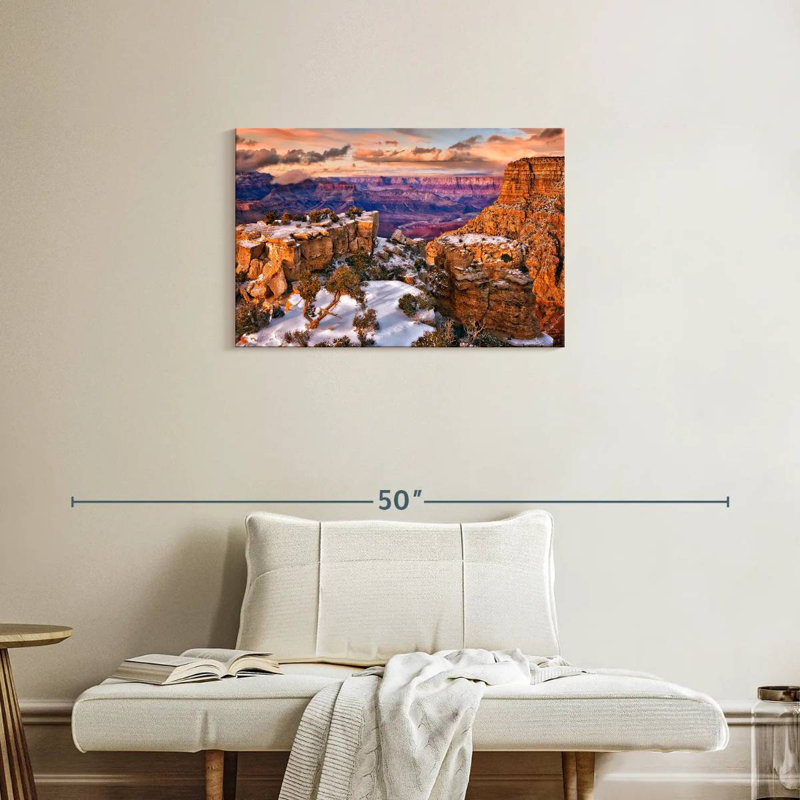 Alvord Snowy Grand Canyon V, H 20 po x l 30 po