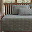 Plaid and Stripes Eddie Bauer Troutdale Solid Cotton Green 4 Piece Daybed Set