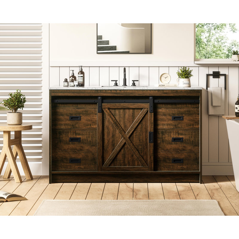 Boden 54 inch Single Bathroom Vanity, Expresso