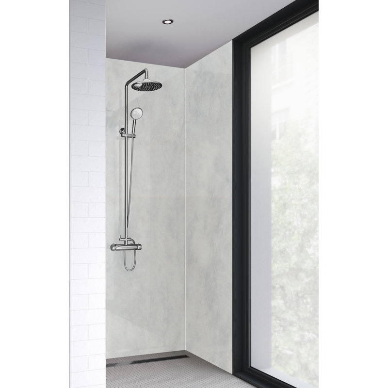 90mm W x 242mm H Decorative Wall Panel with Glass