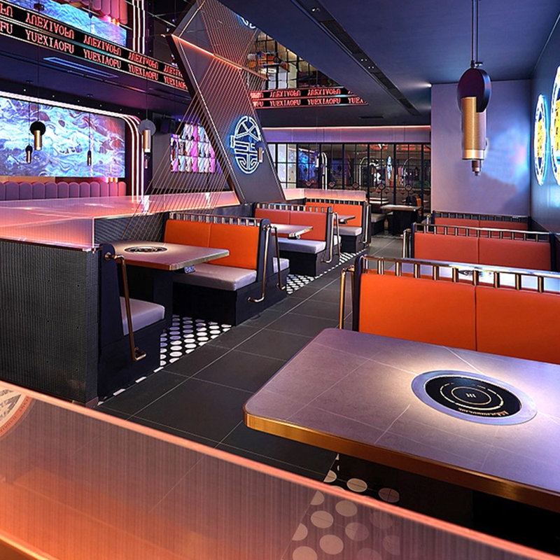 Banc rembourré Grill Cafe