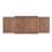 Mayah Walnut Finish Dining Table W/ Extension Leaf