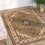 Tapis vert Denzel Medallion Kashan-21350776