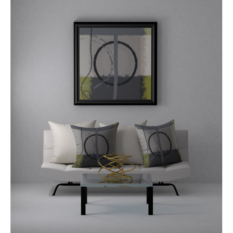 Reversible Throw Pillow, 24" x 24"