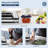 Liquid Vacuum Sealer Machine, 90Kpa Vacuum Sealer Machine Preservation Dry/Moist/Liquid Modes, LED Indicator Light, Handle Locked Design, Built-in Cutter and Bag Storage, Removable Drip Tray