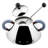 Alessi Michael Graves Design Series Stainless Steel Sugar Bowl with Spoon, Blue-1903974