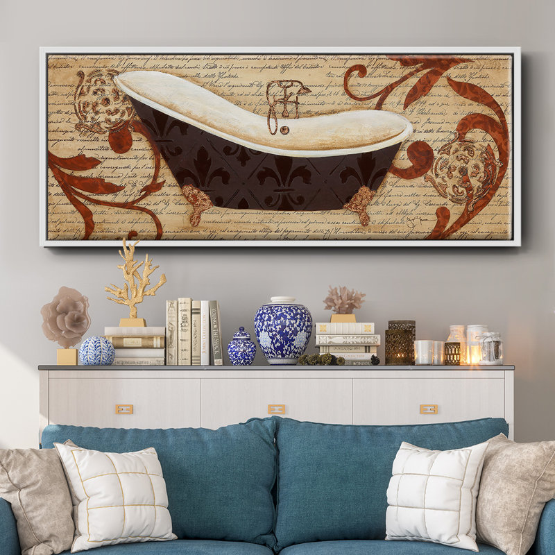 Renaissance Bath - toile encadrée, H 12 po x l 30 po