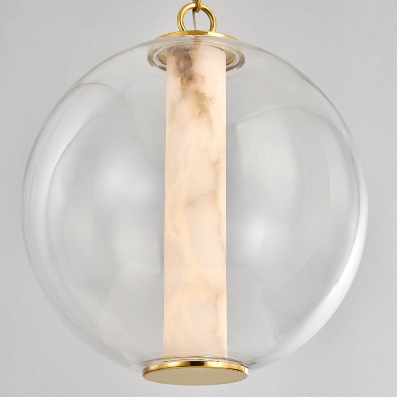 Pietra 1 Light Pendant, 13.75" H x 12" W x 12" D