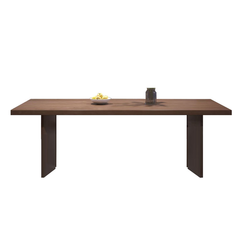 Rayvyn 6 - Person Pine Solid Wood Solid Wood Top Double Pedestal Dining Set, 29.53"H x 63"L x 27.56"W