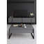 Ensemble de mobilier de salon moderne (3 pièces) | Anthracite et noir | Console (63,0 x 13,8 x 31,5 po), meuble télé (70,9 x 11,8 x 19,7 po), table basse (35,4 x 23,6 x 15,7 po) | 100% panneau de particules enduit de mélamine, pieds en métal | Design industriel élégant-1983097090-1983097091