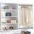 Devi White Wall Mounted Wood Closet System
