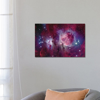 The Orion Nebula With Reflection Nebula (NGC 1977) by Roberto Colombari - Wrapped Canvas Print