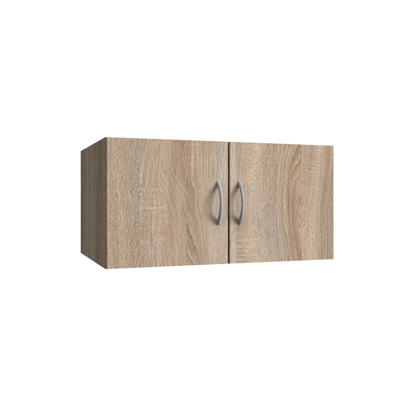 Mandica Multi-Room Concept Storage Cabinet, Oak Sawed Raw, 40cm H x 80cm W x 40cm D