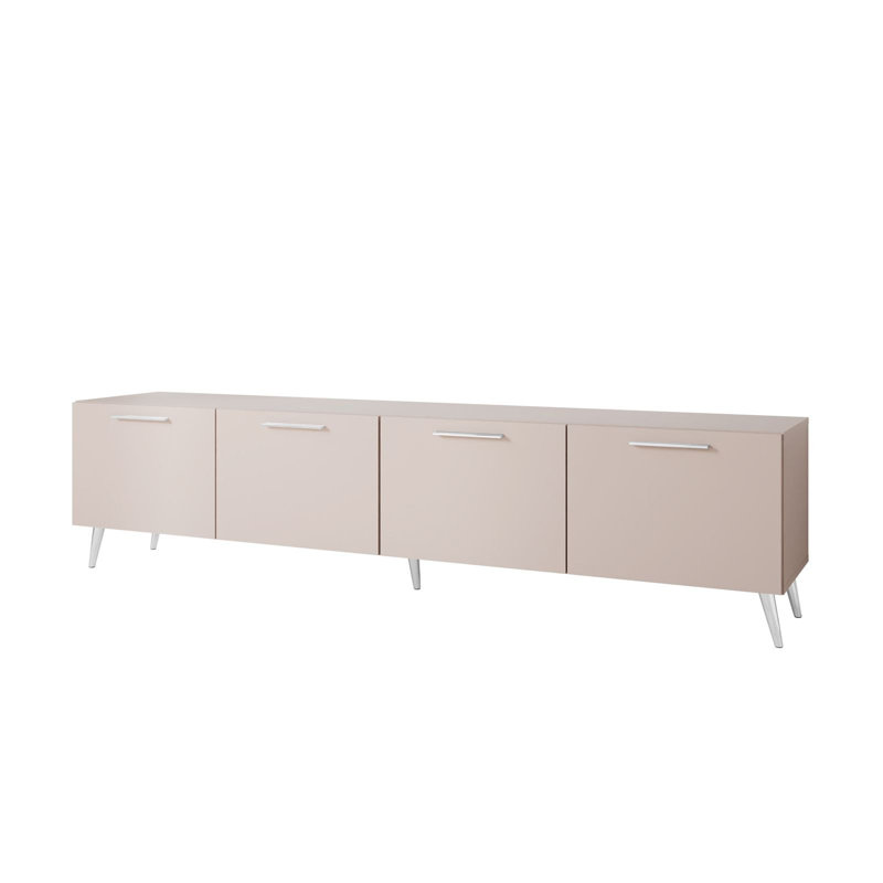 Unfinished TV Stand for TVs up to 58", Silver