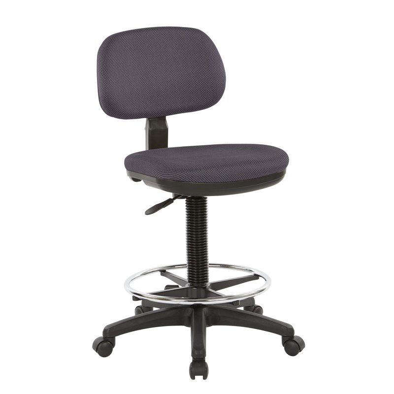 Work Smart Drafting Chair, Diamond - Jet