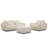 Arani Square Velvet Ottoman with Casters
