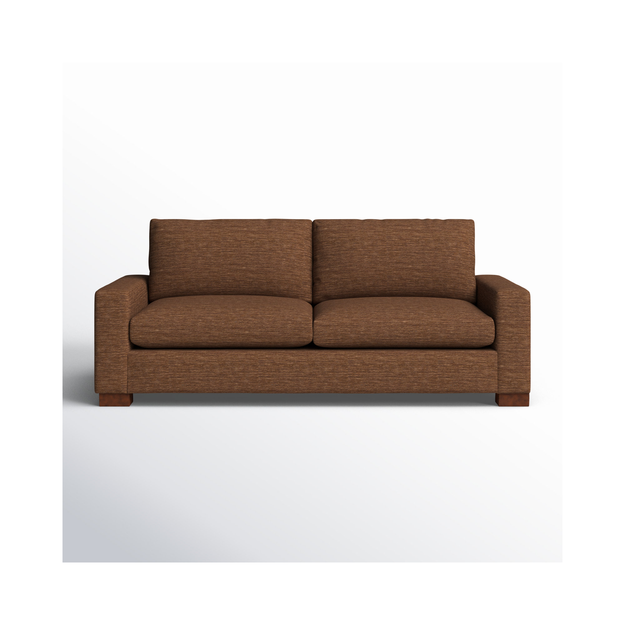 Jonie 91'' Upholstered Sofa, John Flour Performance Linen Blend