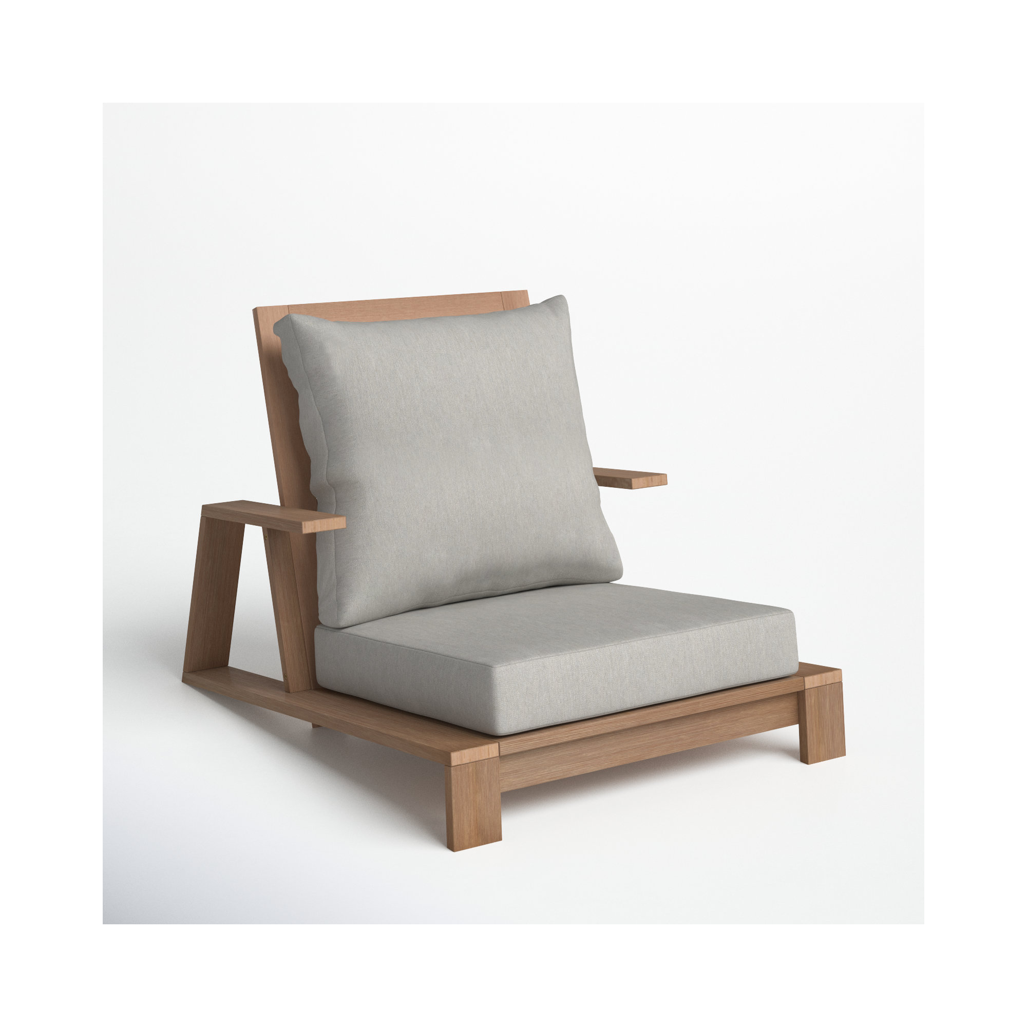 Fatima Wood Outdoor Patio Chair