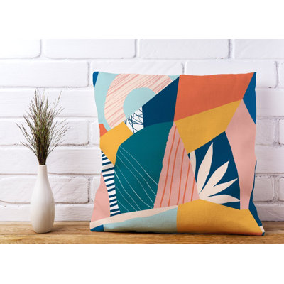 Doe Modern Abstract Square Throw Cushion