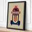 Jukebox Art Deco - Wrapped Canvas-344174933-344174935