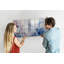 Brush Movements Magnetic Wall Mounted Dry Erase Board