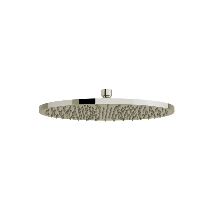 1.8 GPM 12" Rain Fixed Shower Head, Brushed Nickel, 2.0 GPM