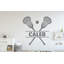 Décalcomanie murale personnalisée "Lacrosse", décoration de chambre d'enfant
 327DRE-1039772173-1039819594-1039772277