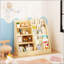 Organisateur de rangement pour enfants et bibliothèque de jouets, présentoir en bois à 4 niveaux pour salle de jeux et chambre d'enfant-1731341175