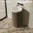 Monblari 18" Round Solid Surface Bathroom Pedestal Sink Matte White